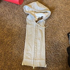 Veronica Beard Grey Sweater Dickey one size